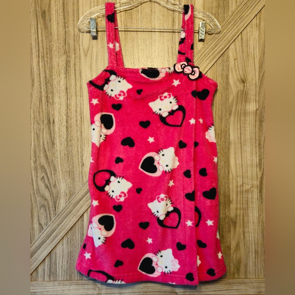 Hello Kitty Pink Adult Bath Wrap